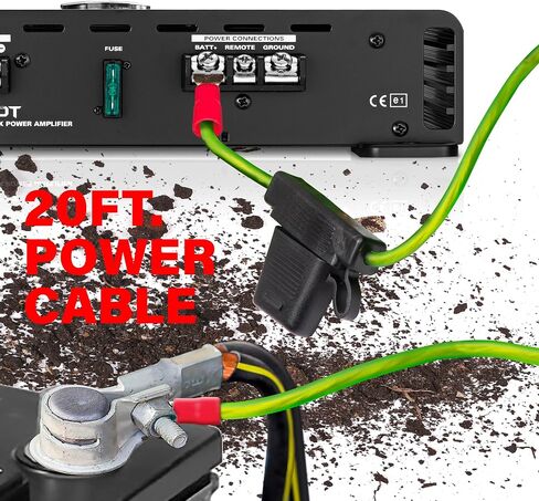 BOSS Audio Systems KIT2 8 Gauge Car Amplifier Installation Wiring Kit in Kuwait