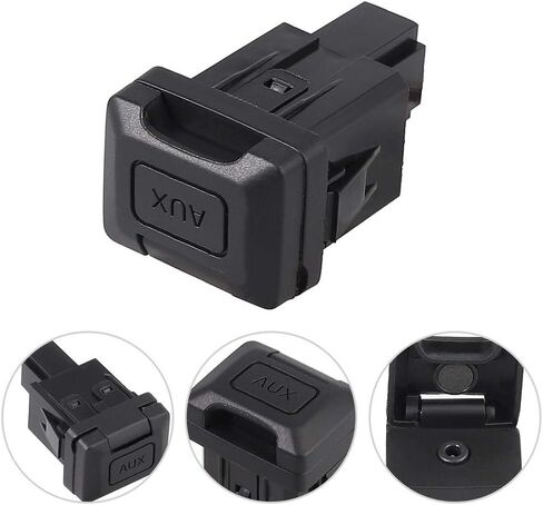 Auxiliary Audio Input Jack Adapter Aux Port Compatible with Honda 2006-2011 Civic 2009-2011 CRV Replacement for 39112-SNA-A01 in Saudi Arabia