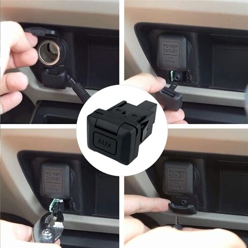 Auxiliary Audio Input Jack Adapter Aux Port Compatible with Honda 2006-2011 Civic 2009-2011 CRV Replacement for 39112-SNA-A01 in Saudi Arabia