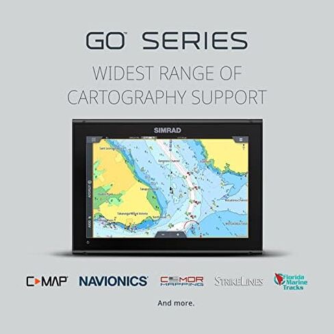 Simrad GO Chartplotter وFish Finder، مع خيارات محول الطاقة والرادار، وبطاقة مخطط اكتشاف C-MAP المحملة مسبقًا in Kuwait