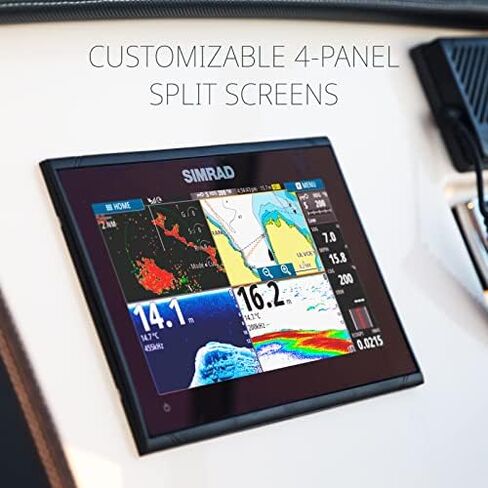 Simrad GO Chartplotter وFish Finder، مع خيارات محول الطاقة والرادار، وبطاقة مخطط اكتشاف C-MAP المحملة مسبقًا in Kuwait