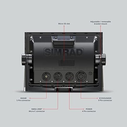 Simrad GO Chartplotter وFish Finder، مع خيارات محول الطاقة والرادار، وبطاقة مخطط اكتشاف C-MAP المحملة مسبقًا in Kuwait