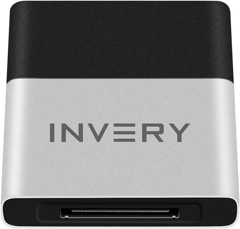 محول INVERY Airdual Car Bluetooth 5.0 aptX-HD لواجهة الموسيقى 30 دبوس iPod iPhone يتضمن Audi Mercedes Volkswagen (كابل AMI iPod iPhone غير متضمن) in Kuwait