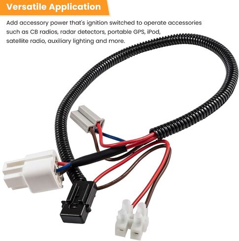 12 Volt Power Adapter for 1999-2018 Jeep Wrangler JK JKU TJ Unlimited & for 2018-2023 Jeep Wrangler JL JLU Unlimited & Gladiator JT in Saudi Arabia