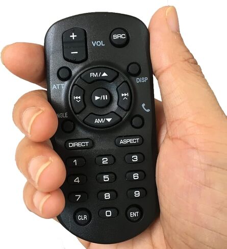 Replacement Remote Control RM-RK258 RMRK258 for JVC Car Stereo Multiedia Receiver KW-V960BW KW-V950BW KW-V850BT KW-M865BW KW-M855BW KW-V85BT KW-M75BT KW-M750BT KW-V66BT KW-V660BT KW-M650BT in Saudi Arabia