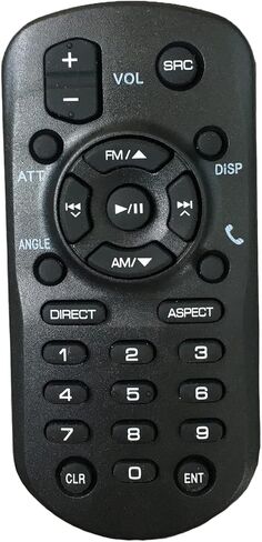 Replacement Remote Control RM-RK258 RMRK258 for JVC Car Stereo Multiedia Receiver KW-V960BW KW-V950BW KW-V850BT KW-M865BW KW-M855BW KW-V85BT KW-M75BT KW-M750BT KW-V66BT KW-V660BT KW-M650BT in Saudi Arabia