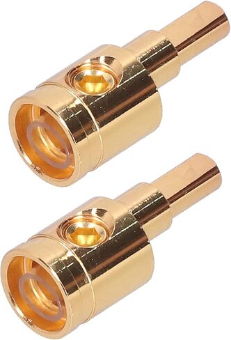 Car Audio Cable Reducer,2pcs 0GA Wire Reducer Terminal Connector Pure Copper Gold Plated Battery Terminal Connectors for Car Amplifier Modification Wire Reducer Cable Power Terminal Cord 0 to 4 Gauge in Saudi Arabia