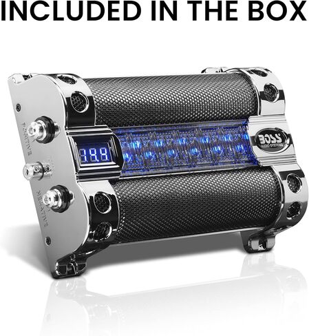 BOSS Audio Systems CAP18, 18 Farad Car Capacitor, Energy Storage in Saudi Arabia