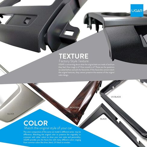 UGAR 11-257 Car Dash Radio Installation Mounting Fascia Kit Compatible for Suzuki Beidouxing 2007-2010 in Kuwait