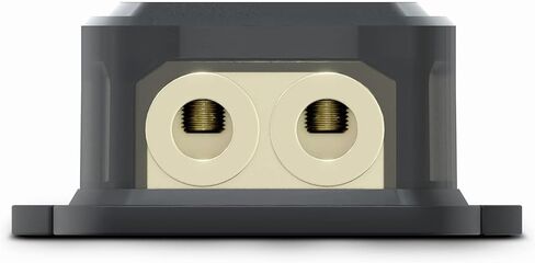 DS18 DB1024 Distribution Block (12 pack) - 1 x 0GA In/ 2 x 4GA Out, Nickle Plated Internal Materials, High-Strength Heat Resistant Plastic Housing, Oversized Screws for Secure Connections (1 In 2 Out) in Saudi Arabia