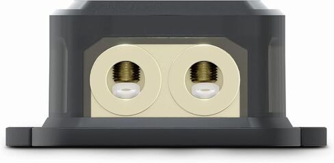 DS18 DB1024 Distribution Block (12 pack) - 1 x 0GA In/ 2 x 4GA Out, Nickle Plated Internal Materials, High-Strength Heat Resistant Plastic Housing, Oversized Screws for Secure Connections (1 In 2 Out) in Saudi Arabia