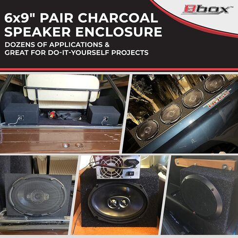 Atrend Pro Series 6x9 4 Way 6" x 9" Quad, Wedge Shaped Speaker Enclosure in Saudi Arabia