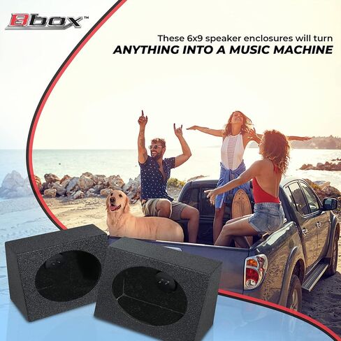 Atrend Pro Series 6x9 4 Way 6" x 9" Quad, Wedge Shaped Speaker Enclosure in Saudi Arabia