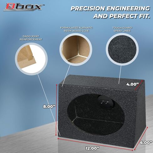 Atrend Pro Series 6x9 4 Way 6" x 9" Quad, Wedge Shaped Speaker Enclosure in Saudi Arabia