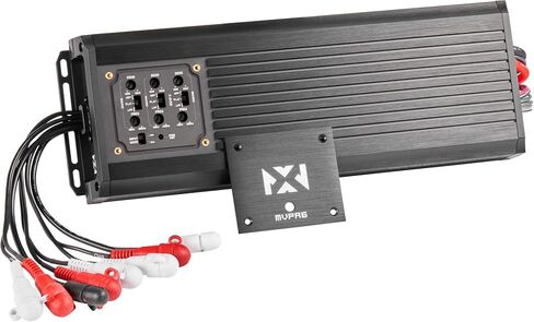 NVX MVPA4 600W Total RMS 4-Channel Bridgeable Marine-V Series Micro Class D Compact Marine/Powersports/Motorcycle Amplifier | IPX67 Waterproof Rating | Micro Class D Compact Marine/Powersports/Motorcycle Amplifier | IPX67 Waterproof Rating in Kuwait