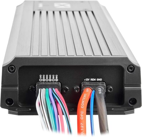 NVX MVPA4 600W Total RMS 4-Channel Bridgeable Marine-V Series Micro Class D Compact Marine/Powersports/Motorcycle Amplifier | IPX67 Waterproof Rating | Micro Class D Compact Marine/Powersports/Motorcycle Amplifier | IPX67 Waterproof Rating in Kuwait