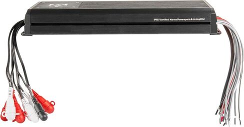 NVX MVPA4 600W Total RMS 4-Channel Bridgeable Marine-V Series Micro Class D Compact Marine/Powersports/Motorcycle Amplifier | IPX67 Waterproof Rating | Micro Class D Compact Marine/Powersports/Motorcycle Amplifier | IPX67 Waterproof Rating in Kuwait