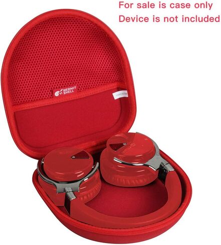 حقيبة سفر صلبة من Hermitshell لسماعات Silensys E7 / PurelySound E7 / MOVSSOU E7 / COWIN E7 / Tapela E7 / Audonia E7 النشطة المزودة بخاصية إلغاء الضوضاء (أرجواني) in Kuwait