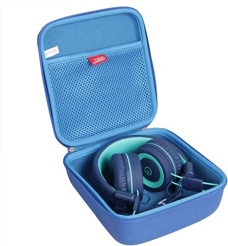 حقيبة سفر Hermitshell لمنتجات noot K11/Elecder i37/POWMEE M1/POWMEE M2/Mpow CH8/iRAG J01/noot Products K22/NIVAVA K8/noot Products K33/iClever/Sonitum Kids Headphones (حافظة فقط) (أزرق مخضر) in Kuwait