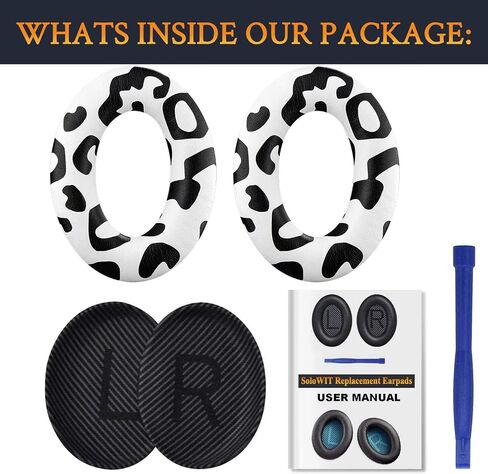 Earpads for Bose QC35 & QC35 ii - Black | for (QuietComfort35 & Quiet Comfort35 ii) Headphones in Kuwait