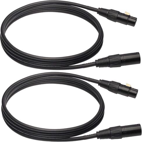 CESS-193-3fx1 كابل تمديد متوازن 4-Pin XLR ذكر إلى 4-Pin XLR أنثى، كابل تمديد صوت سماعة الرأس (3 أقدام، حزمة واحدة) in Kuwait