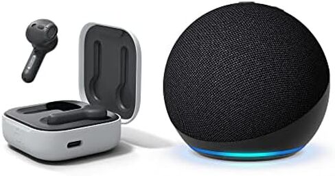 Amazon Echo Dot (5th Gen, 2022 release) | With bigger vibrant sound, helpful routines and Alexa | Charcoal in Saudi Arabia