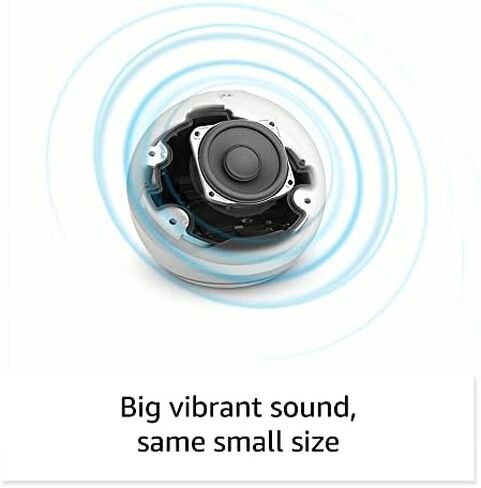 Amazon Echo Dot (5th Gen, 2022 release) | With bigger vibrant sound, helpful routines and Alexa | Charcoal in Saudi Arabia