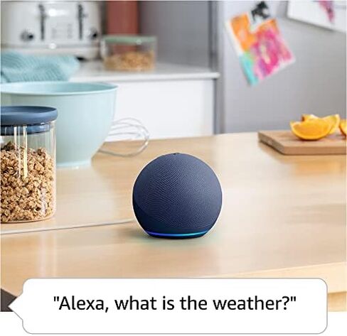 Amazon Echo Dot (5th Gen, 2022 release) | With bigger vibrant sound, helpful routines and Alexa | Charcoal in Saudi Arabia