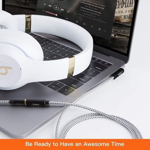 CableCreation Headphone Extension Cable 15FT【2Pack】, 3.5mm Male to Female Stereo Headphone Extension Cable for Phones, Headphones, Speakers, Tablets, PCs, MP3 Players and More, 4.5M in Saudi Arabia
