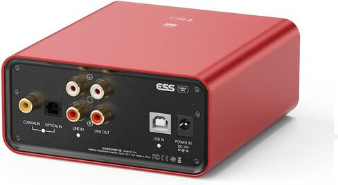 مضخم صوت FiiO K5Pro ESS مضخم صوت ستيريو عالي الدقة لسطح المكتب المحمول DAC 768K/32Bit وDSD512 الأصلي للصوت المنزلي/الكمبيوتر الشخصي 6.35 مم مخرج سماعة الرأس/مخرج خط RCA/مدخل محوري/بصري (أسود) in Kuwait