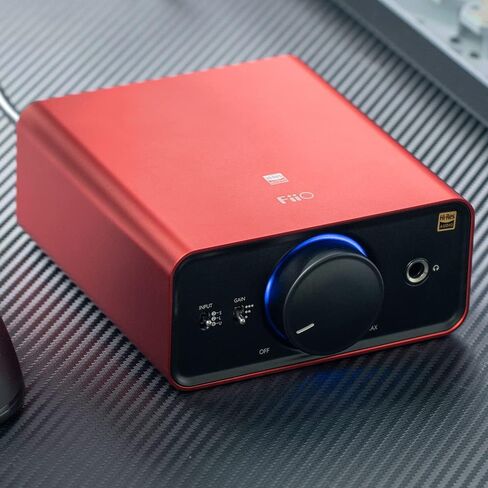 مضخم صوت FiiO K5Pro ESS مضخم صوت ستيريو عالي الدقة لسطح المكتب المحمول DAC 768K/32Bit وDSD512 الأصلي للصوت المنزلي/الكمبيوتر الشخصي 6.35 مم مخرج سماعة الرأس/مخرج خط RCA/مدخل محوري/بصري (أسود) in Kuwait