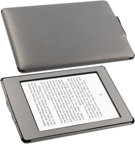 Skinomi Brushed Aluminum Full Body Skin Compatible with Amazon Kindle Paperwhite (WiFi, 3G)(Full Coverage) TechSkin with Anti-Bubble Clear Film Screen Protector in Saudi Arabia