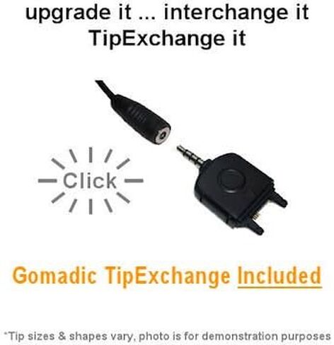 حزمة بطاريات AA المحمولة من Gomadic مصممة لجهاز Kobo eReader - مدعومة بـ 4 بطاريات AA لتوفير الشحن في حالات الطوارئ. تم تصميمه باستخدام تقنية TipExchange in Kuwait