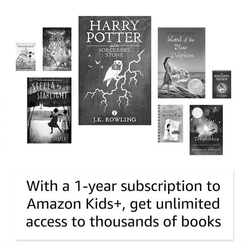 Kindle Kids (إصدار 2022) – إذا انكسر، فسنقوم باستبداله، ويتضمن كتبًا خالية من الإعلانات، وغلافًا، وإضاءة قابلة للتعديل - Ocean Explorer in Saudi Arabia