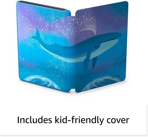 Kindle Kids (إصدار 2022) – إذا انكسر، فسنقوم باستبداله، ويتضمن كتبًا خالية من الإعلانات، وغلافًا، وإضاءة قابلة للتعديل - Ocean Explorer in Saudi Arabia
