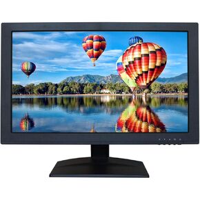 SVD 18.5 Inch Security Monitor – Supports 4K Input, 1366x768 HD LED Display, Ultra Thin CCTV Monitor with HDMI/VGA/BNC/USB, Professional Surveillance Screen for DVR, Home, Office in Kuwait