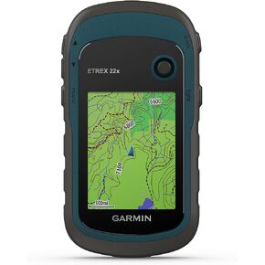 جارمين 010-02256-00 eTrex 22x، جهاز ملاح GPS محمول قوي، أسود/كحلي in Saudi Arabia
