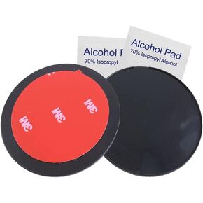 95mm Adhesive Dashboard Pad Mounting Disk with Adhesive for Suction Cup Phone Mount & for Garmin GPS Suction Mount | 3.74" Wide Diameter 2 Pcs in Saudi Arabia