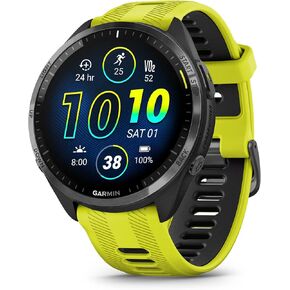 Garmin Forerunner® 965 Running Smartwatch, Colorful AMOLED Display, Training Metrics and Recovery Insights, Amp Yellow and Black