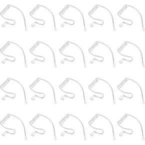 10-Pack Replacement Acoustic Coil Tube Walkie Talkie Earpieces for Baofeng Motorola Kenwood Retevis Midland Two Way Radios Headset Secret Spy Game Earpiece in Saudi Arabia
