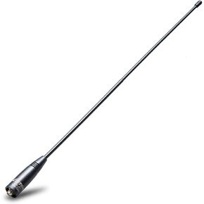 هوائي لاسلكي تخاطب لهوائي Baofeng ترقية 15.6 بوصة سوط ثنائي النطاق UV VHF/UHF 144/430Mhz هوائيات SMA-F لـ UV-5R UV-82 BF-F8HP (عبوتان)