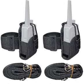 Universal Radio Case, Nylon Holder Holster Case Pouch Accessories with Arm Strap and Shoulder Strap for Baofeng UV5R Midland Motorola Talkabout Cobra Retevis Walkie-Talkie (Pack of 2) in Kuwait