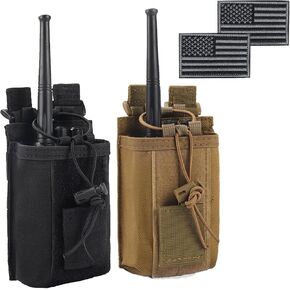 Radio Pouch - 1000D Tactical Molle Adjustable Two Way Radios Holder Bag Case for Walkie Talkies in Saudi Arabia
