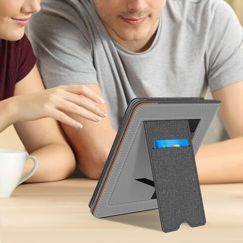 Fintie Stand Case for 6.8" Kindle Paperwhite 11th Gen 2021, Vintage Brown | PU Leather Foldable Kickstand Cover for Kindle Paperwhite 2021 & Signature Edition, Card Slot, Hand Strap, Auto Sleep/Wake in Kuwait