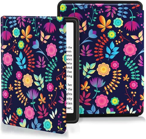 MOROCK Slim Case for Kindle Paperwhite 11th Generation(2021 Release,Model NO.M2L3EK),Fits 6.8" Amazon Kindle Paperwhite Signature Edition, Lightweight PU Leather Cover,Misty Blue in Kuwait
