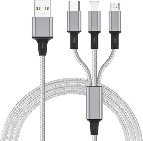كيبل شحن USB مع مايكرو ونوع سي للقارئ الالكتروني، متوافق مع Kindle Paperwhite (جميع الموديلات)، بارنز ونوبل، واواسيس (جميع الموديلات)، فاير HD، تابلت الاطفال، نوك جلو لايت 4e بلس، 10 انش HD والمزيد in Saudi Arabia
