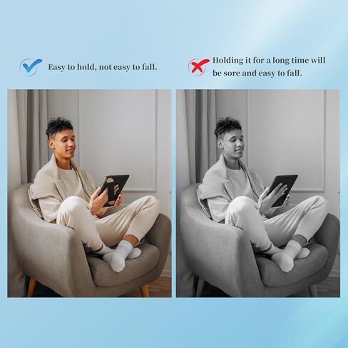 قطعتان من حزام كيندل من جوجاو، حامل حزام يد كيندل لليد، مقبض كيندل بيبر وايت للتابلت والقارئ الإلكتروني وتابلت فاير - كيندل/كوبو/فوياجا/لينوفو/سوني كيندل اي بوك in Kuwait