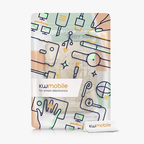 حافظة kwmobile متوافقة مع حافظة Kobo Clara 2E / Tolino Shine 4 - غطاء القارئ الإلكتروني - بلاط أحمر/أخضر/أزرق in Kuwait