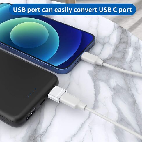 USB C Female to USB Male Adapter (4-Pack),Type C to USB A Charger Cable Adapter for iPhone 11 12 13 14 15 Pro Max,Samsung Galaxy S24 S23 S22 Ultra,Google Pixel 7 6 5,iWatch Watch Series 7 SE,AirPods in Saudi Arabia
