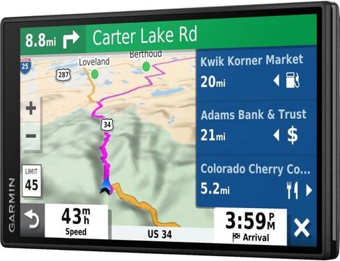 Garmin DriveSmart 65 & Traffic 6.95" Display GPS Navigator with 7" EVA Case Bundle in Saudi Arabia